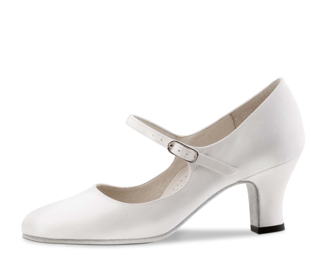 Werner Kern Brautschuh Pumps in in Satin weiss