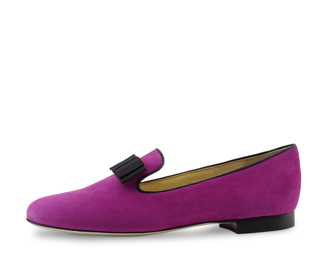 Pinker Loafer Aoi von Werner Kern Ballerinas in pinken Wildleder