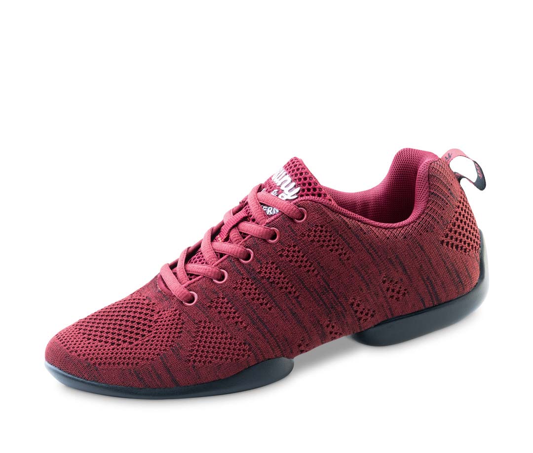 Zumba Damentanz Sneaker in rot-schwarz von Suny